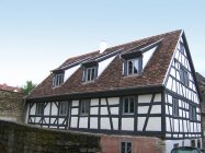 Fachwerkfassaden in historischer Fassung